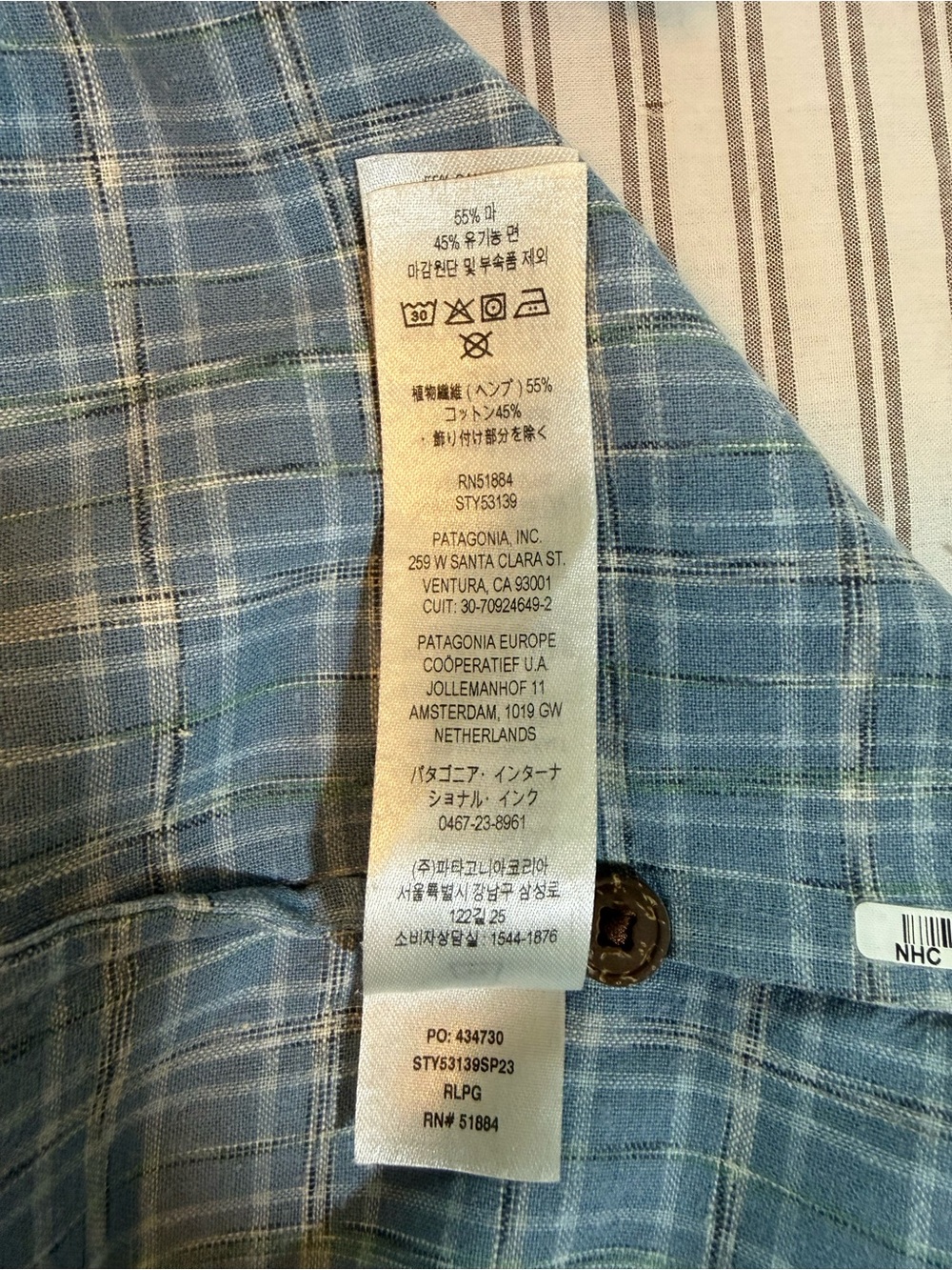 Patagonia Men’s A/C Short Sleeve Plaid Button Down Shirt Size XL - Picture 12 of 12